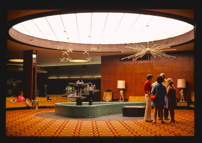 "The Lobby Of The Now Abandoned Nevele Grande Hotel In Ellenville, NY, C 1978"
