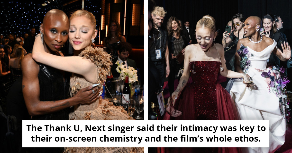 Ariana Grande reveals the reason behind her frequent physical interactions with Wicked co-star Cynthia Erivo