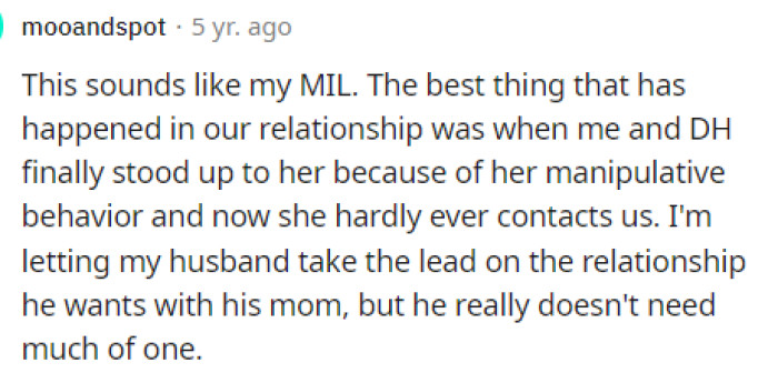 It seems like they might just need to say something to the MIL and kind of put her in her place regarding the baby.