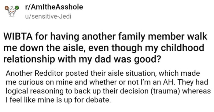 OP explained that other posts inspired hers, but she felt like she didn't have a 