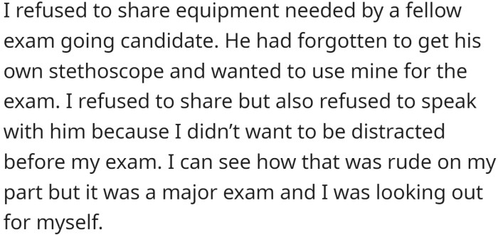 OP has offered the following explanation for why he thinks he might be the a-hole: