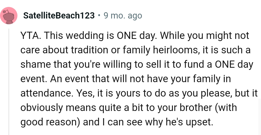 It Is the OP's to Do as He Pleases