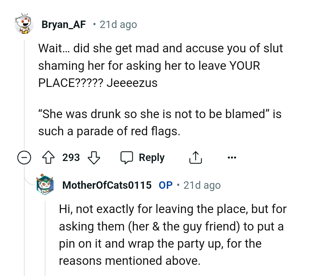 And the comments from other Redditors roll in...