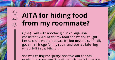 College Student Struggles With Roommate Who Eats Her Food