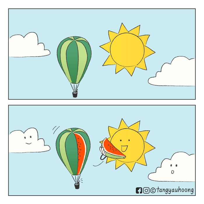 This sun is adorable, but it's being very naughty right now.