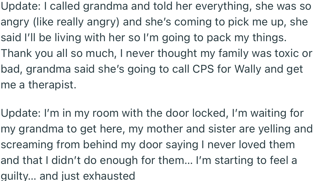 OP came back with a few updates