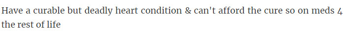 36. Unable to afford the cure
