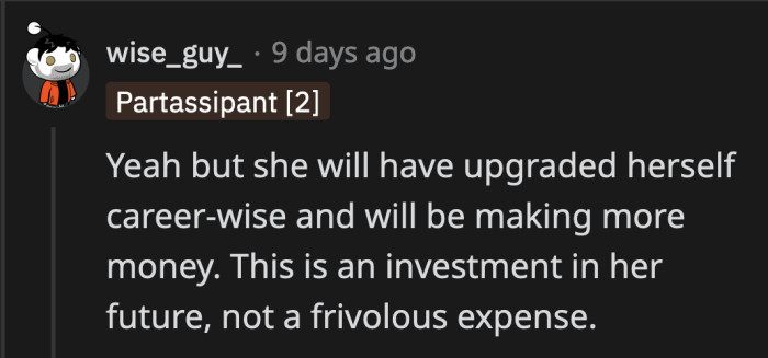 An RN getting her BSN isn't anything out of the ordinary