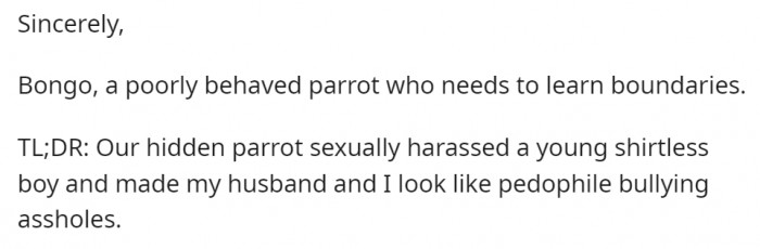 We hope Bongo is forgiven!