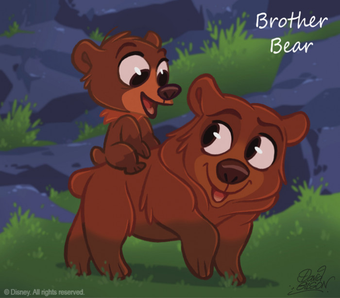 26. The Chibi Style Version of Brother Bear