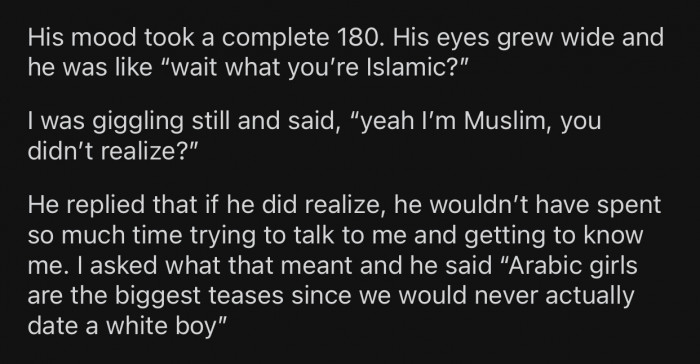 Joey didn’t take the news well and completely flipped on OP.