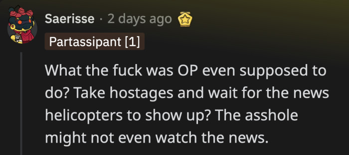 A responsible soon-to-be-parent will not have hidden in the first place
