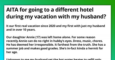 Woman Fights With Her Husband Over His Verbal Abuse Toward Their Daughter During Their Vacation And Decides To Stay In Another Hotel
