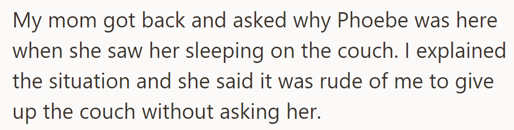 Looks like a classic case of unintended seating arrangements sparking a household debate!