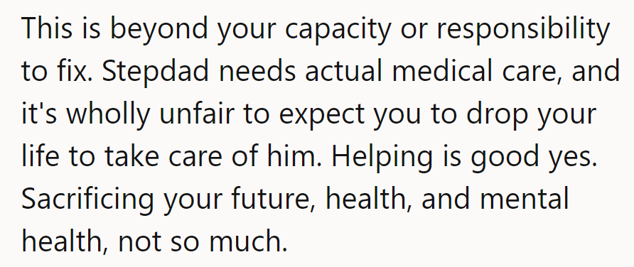 Saving the day shouldn't come at the expense of her future.