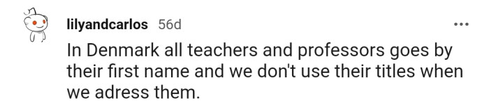 In Danish Schools, Using First Names for Teachers Is Common Practice