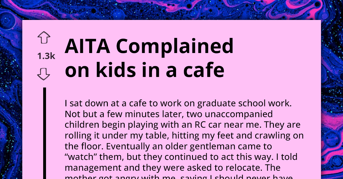 Student's Grievance to Cafeteria Management About Noisy Kids Sparks Conflict with Children's Mother