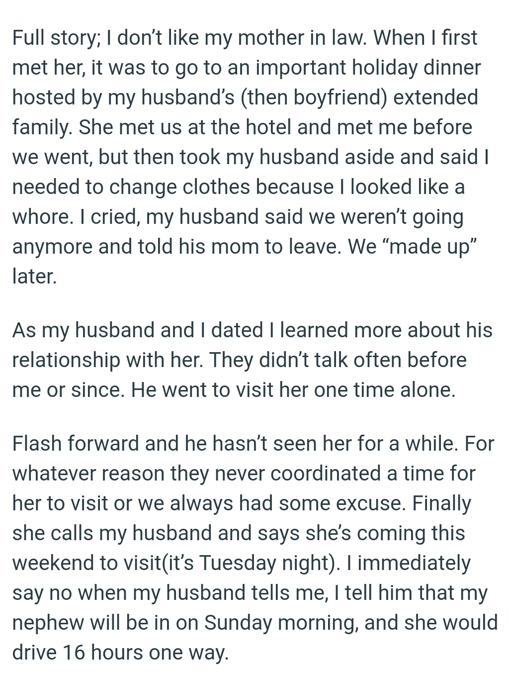 OP Kicks Off Her Story