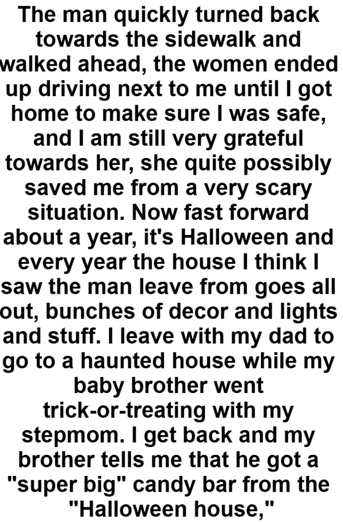 The Older Lady in the Car Asked the OP if She Was Okay