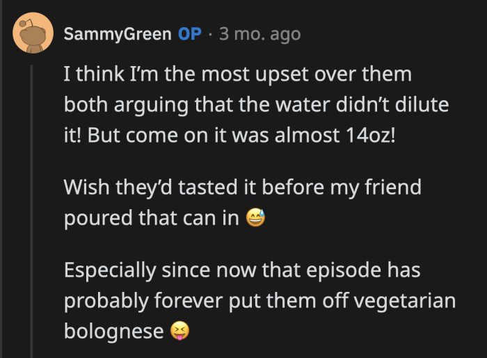 Who doesn't taste the food before adding things to it? OP shouldn't bother cooking for this friend again.