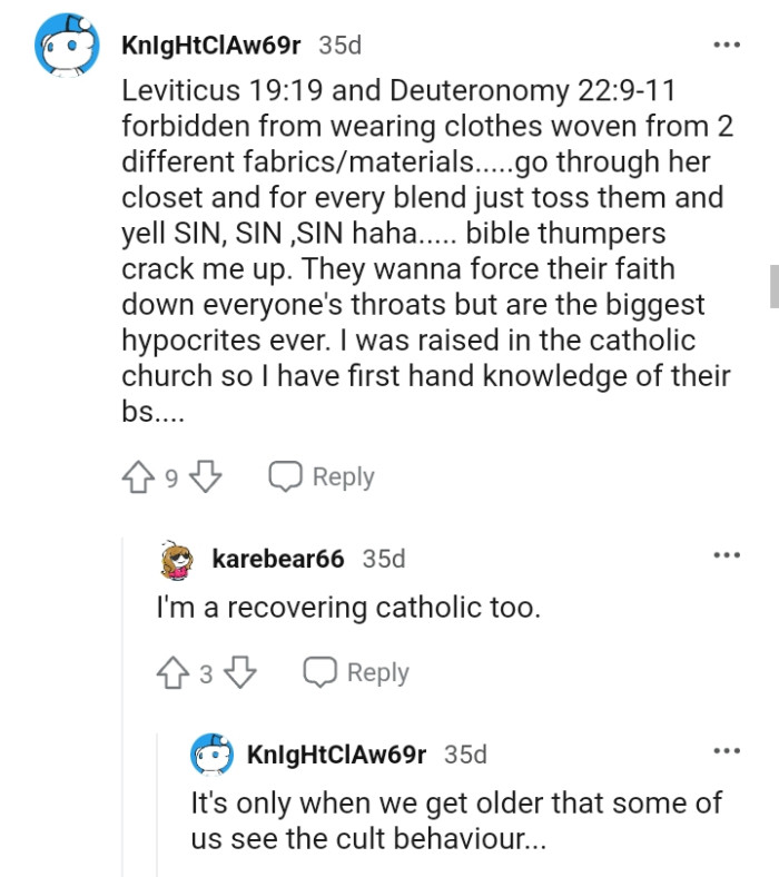 They want to force their faith down everyone's throat