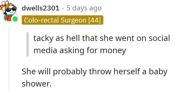 Most likely, she will.