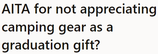 After the OP received a gift she doesn't want, she posted this question: