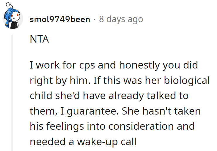 Wake-up call: Jake's feelings are non-negotiable, whether by birth or by bond.