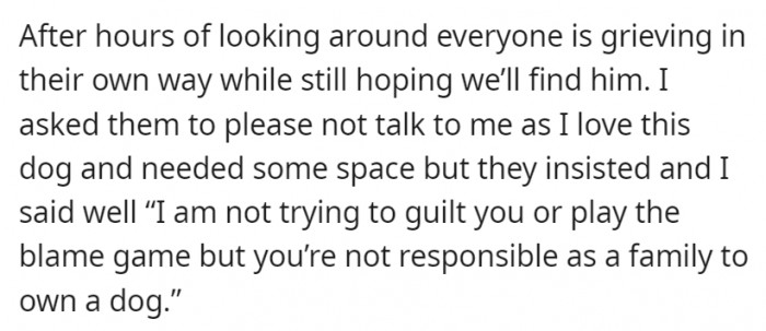 OP wasn't able to hold back his thoughts or emotions