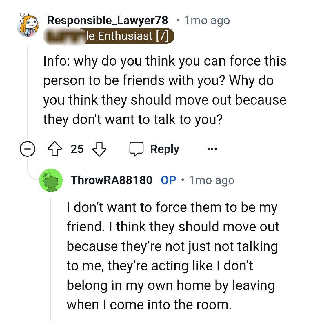 They should move out because...