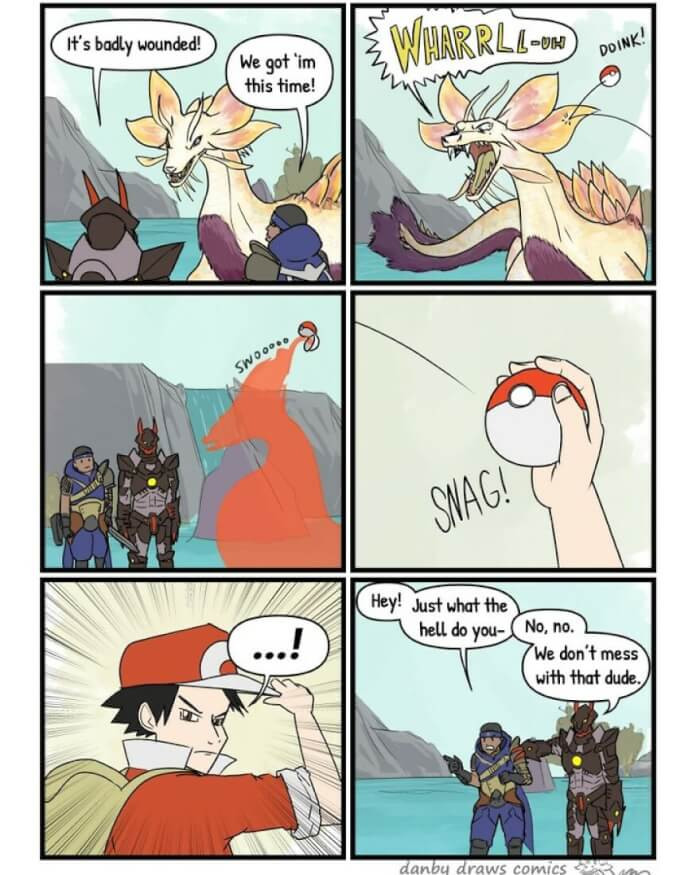 4. In Monster Hunter, All You Need Is a Pokéball.