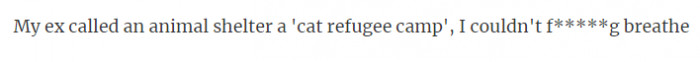 3. What an ex called an animal shelter