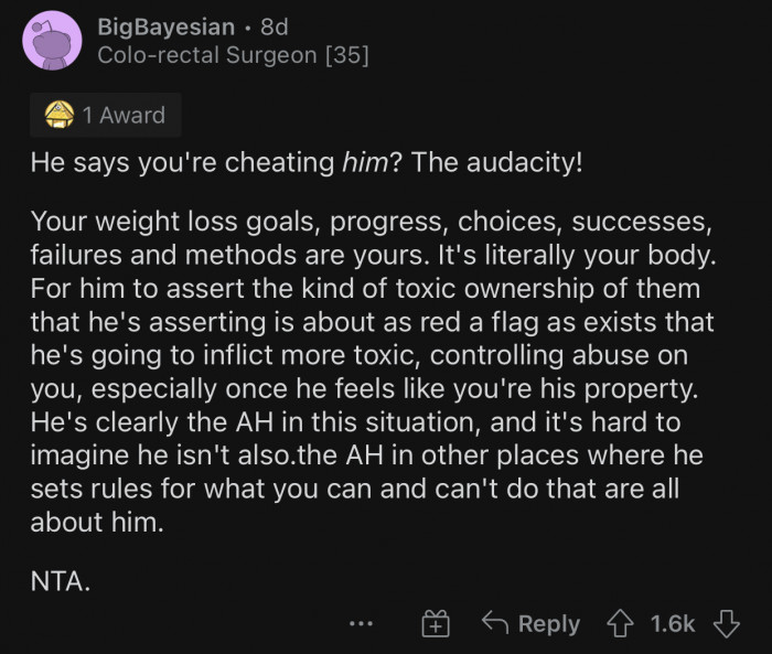 The audacity of this man!