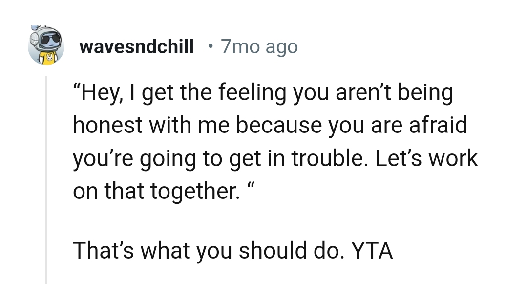 What the OP should do