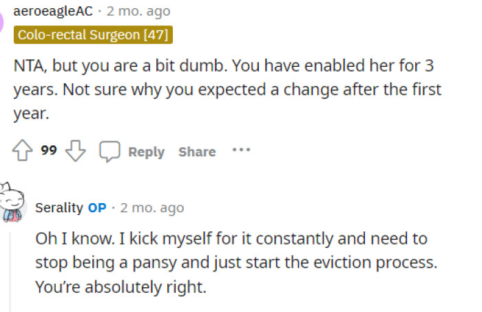 This is when people came to the comments to let her know their verdict. OP was very responsive to most of the people who left comments on her post.