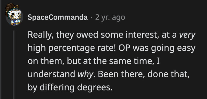 It was even more embarrassing when they tried to bargain with her to just pay half after using her money for whatever they wanted without a second thought.