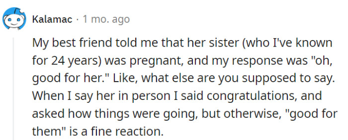 Yeah, good for them?