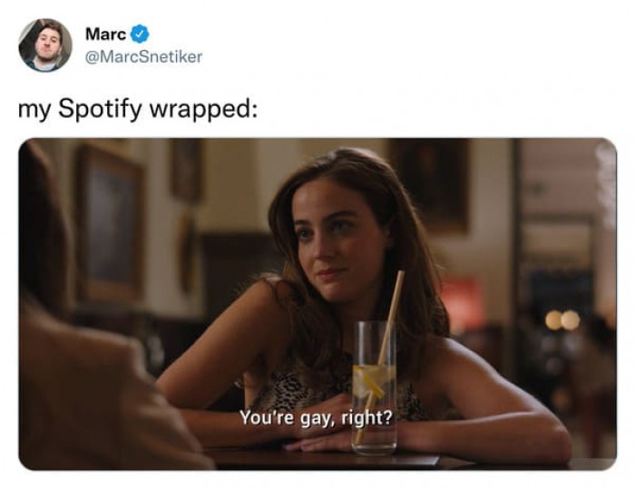 Whoever doesn't get this probably isn't gay.