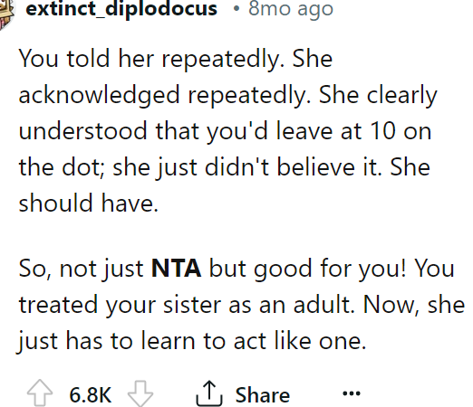 A Redditor Sided with the OP's Perspective: