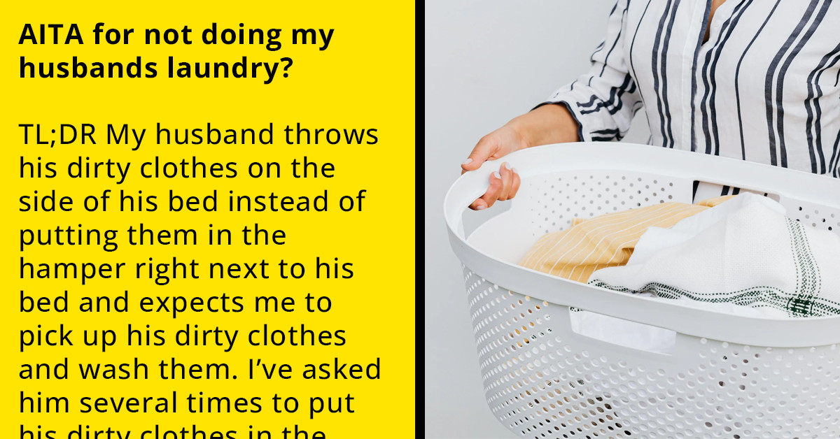 Woman Gets Massive Support Online For Refusing To Do Her Husband's Laundry Because Of His Messy Attitude