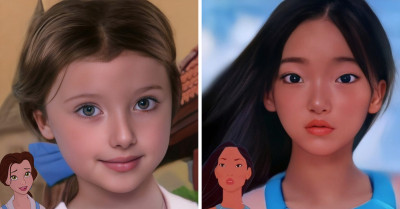 Instagram User Harnesses the Power of Artificial Intelligence to Discover How Disney Princesses Would Look as Kids in the Real World