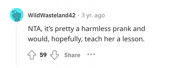 #16 Harmless prank with a lesson.