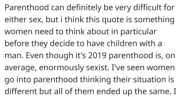 Parenthood can be difficult. And it is, no matter what some people say.