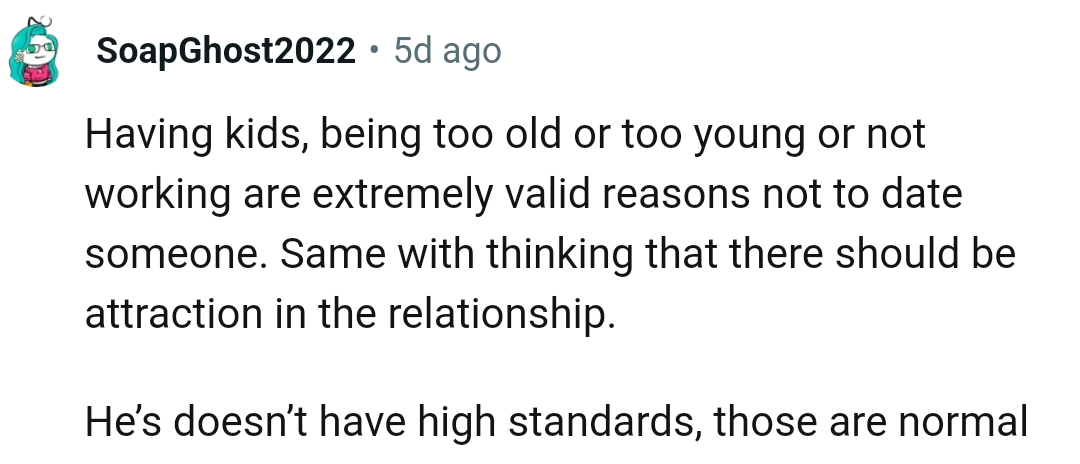 He's Having Normal Standards