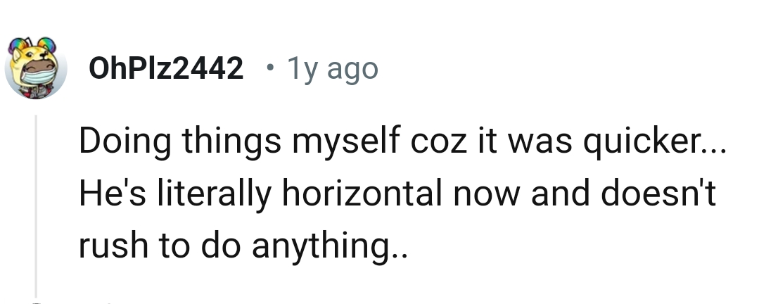 5. Being literally horizontal