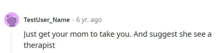 Having Mom take the wheel could steer this situation toward calmer waters.