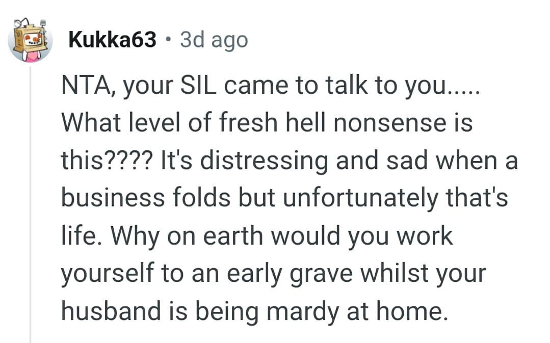 It is distressing and sad when a business folds