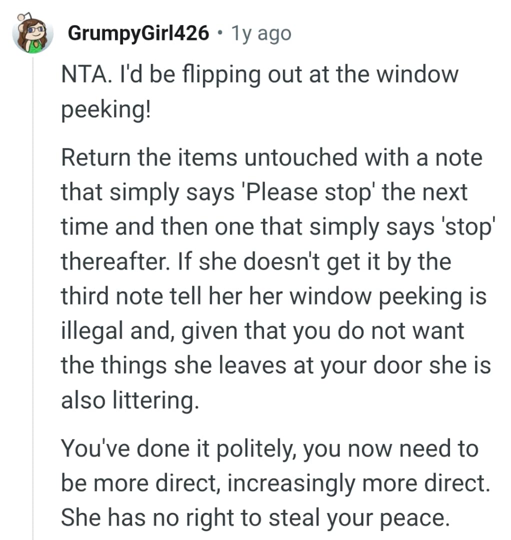 Returning the Items Without Touching Them