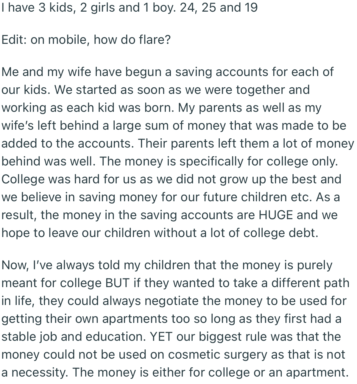 Some background on the story