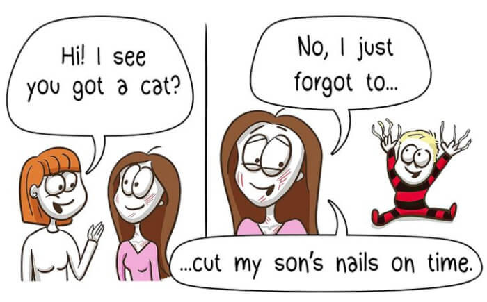 7. Basically, my son’s nails grow at a cosmic speed. Or it just seems that way to me.